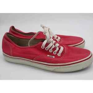 Red Vans Men's Sneakers Size 10